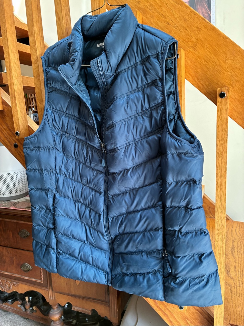 32 Degrees Navy Quilted Puffer Vest Women’s XL - Picture 5 of 5